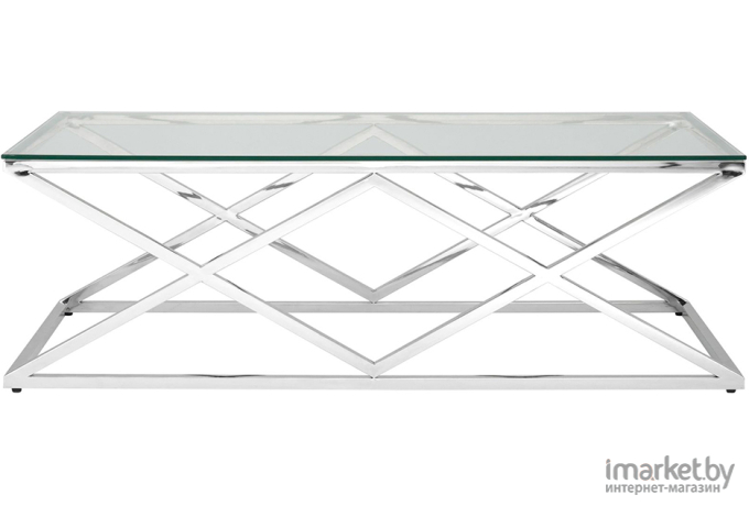 Журнальный столик Stool Group Инсигния серебро [EET-026]