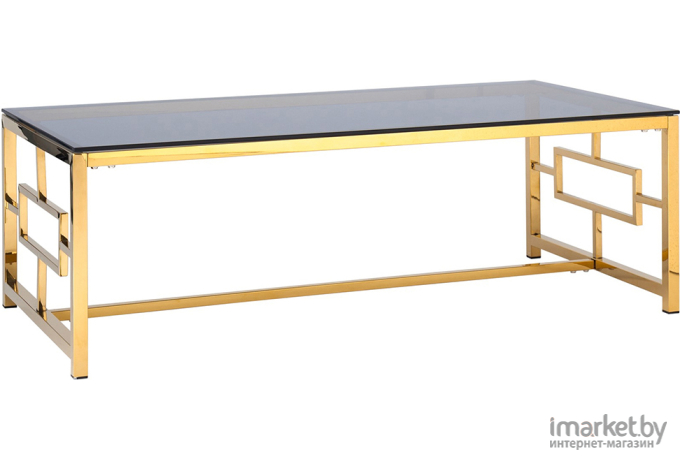 Журнальный столик Stool Group Бруклин smoke/золото [EET-013-TG-1]