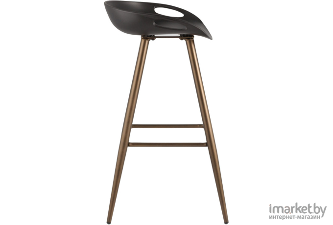 Барный стул Stool Group Флэш черный/бронзовые ножки [FIYAN BLACK & BRONZE]