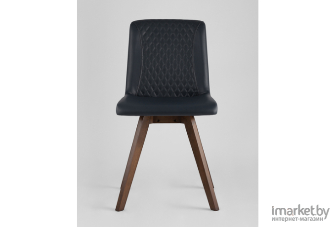 Стул Stool Group Marta PU  4 синий [LW1902-G PU DARK BLUE GRID-KOROB4]