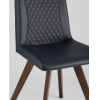 Стул Stool Group Marta PU  4 синий [LW1902-G PU DARK BLUE GRID-KOROB4]