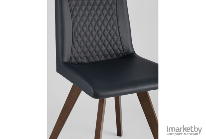 Стул Stool Group Marta PU  4 синий [LW1902-G PU DARK BLUE GRID-KOROB4]