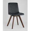 Стул Stool Group Marta PU  4 синий [LW1902-G PU DARK BLUE GRID-KOROB4]