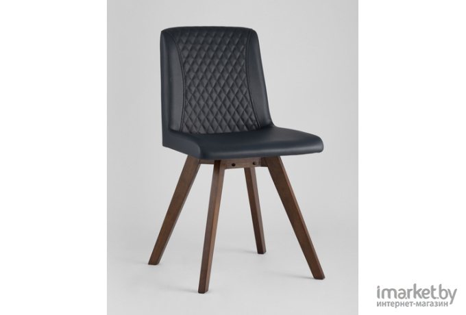 Стул Stool Group Marta PU  4 синий [LW1902-G PU DARK BLUE GRID-KOROB4]