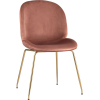 Стул Stool Group Beetle пудровый [8329 VELVET DARK PINK]