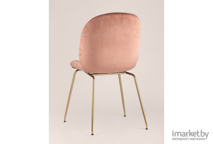 Стул Stool Group Beetle пудровый [8329 VELVET DARK PINK]