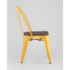 Стул Stool Group Tolix wood желтый [YD-H440B-W LG-06]