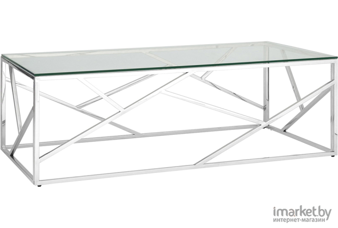 Консоль Stool Group Арт деко серебро [ECST-015 115x30]