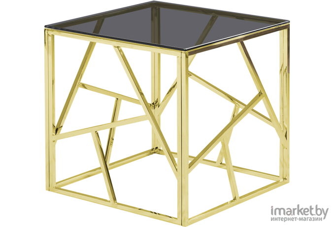 Консоль Stool Group Арт деко золото/smoke [ECST-015-TG-SK 115x30]