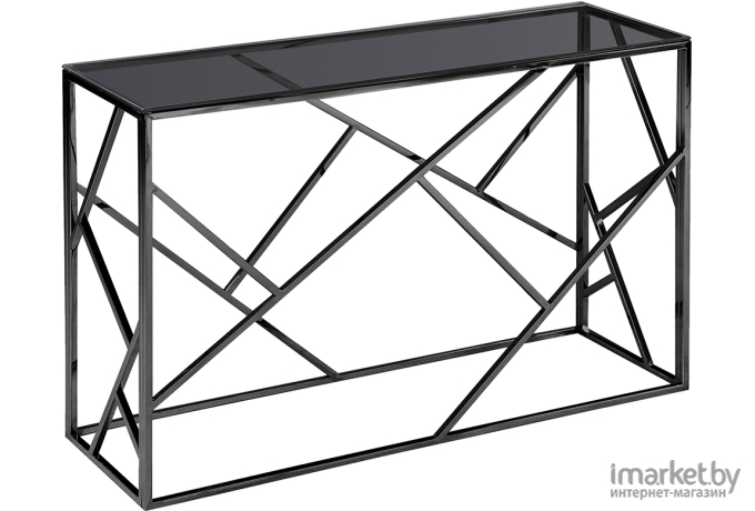 Консоль Stool Group Арт деко smoke/тёмный хром [ECST-015-BG-SK (115x30)]