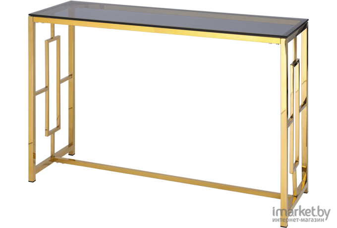 Консоль Stool Group Бруклин золото/smoke [ECST-013-TG-SK 120x40]