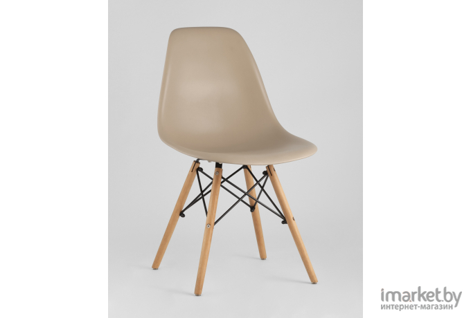 Стул Stool Group Eames DSW бежевый [8056PP DARK GREY]