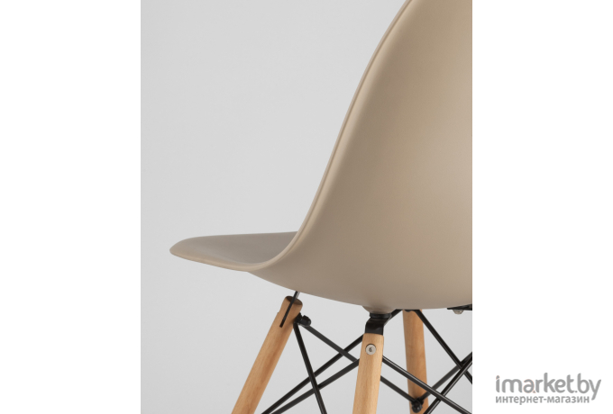 Стул Stool Group Eames DSW бежевый [8056PP DARK GREY]