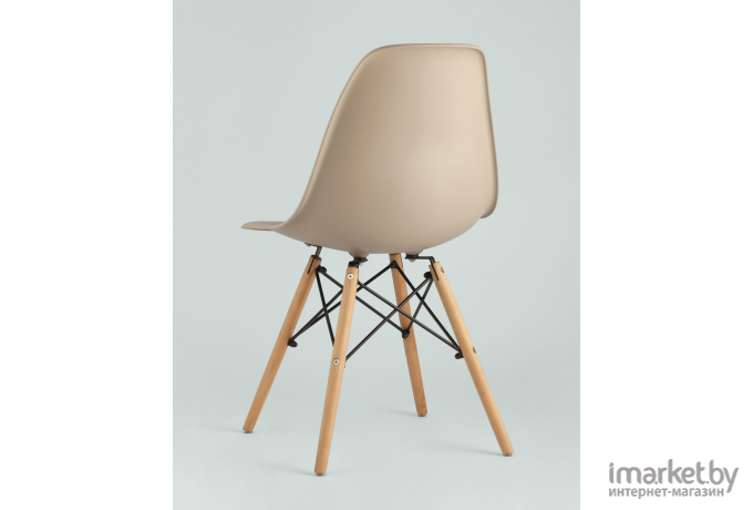 Стул Stool Group Eames DSW бежевый [8056PP DARK GREY]