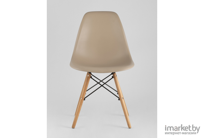 Стул Stool Group Eames DSW бежевый [8056PP DARK GREY]