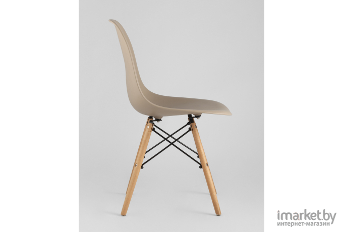 Стул Stool Group Eames DSW бежевый [8056PP DARK GREY]