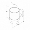 Стакан для ванной Iddis MRPSBC1I45