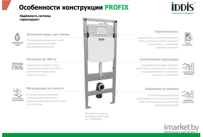 Инсталляция для унитаза Iddis PRO0000i32