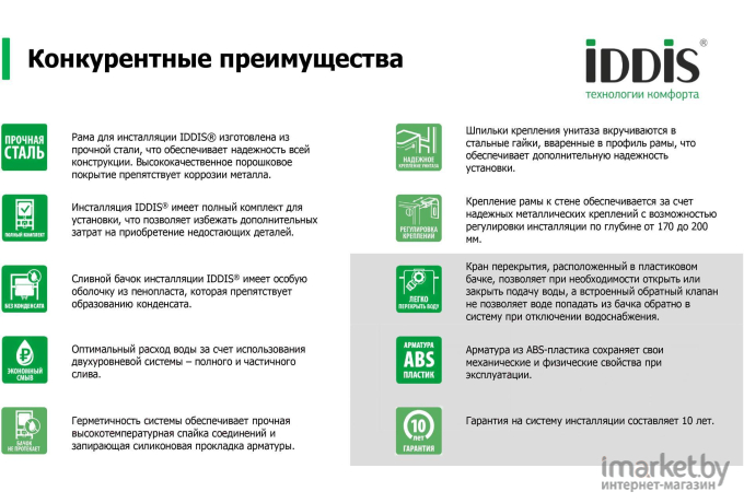 Инсталляция для унитаза Iddis PRO0000i32