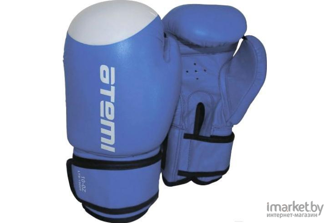 Боксерские перчатки Atemi LTB-19009 12 Oz синий/белый