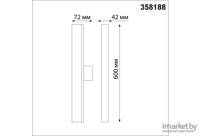 Трековый светильник Novotech NT19 021 Трехфазный светодиодный IP20 4000K 18W 100-240V ITER черный [358188]