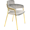 Стул Stool Group Полли Velvet Grey серый 108415