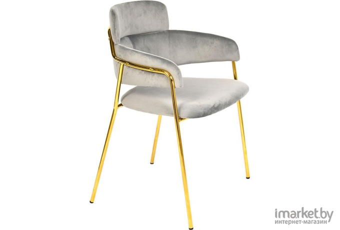 Стул Stool Group Полли Velvet Grey серый 108415