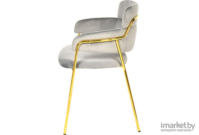 Стул Stool Group Полли Velvet Grey серый 108415