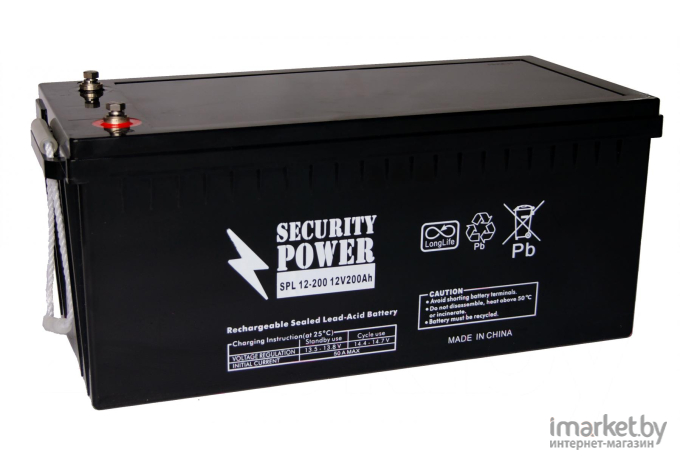 Аккумулятор для ИБП Security Power SPL 12-200 12В/200 А·ч