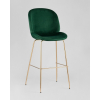 Барный стул Stool Group Beetle со спинкой изумрудный [8329C GREEN]