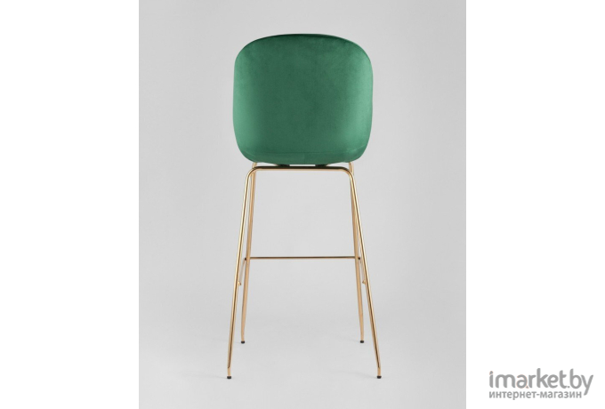 Барный стул Stool Group Beetle со спинкой изумрудный [8329C GREEN]