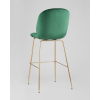 Барный стул Stool Group Beetle со спинкой изумрудный [8329C GREEN]