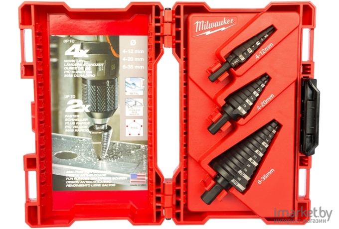 Набор сверл Milwaukee по металлу Shockwave Impact Duty 3шт [48899399]