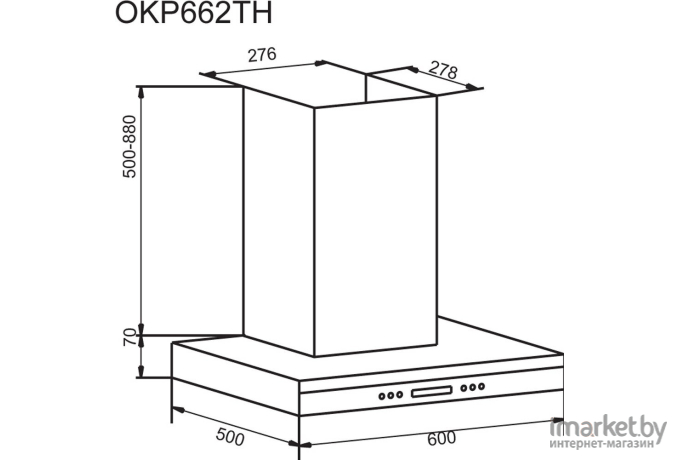 Вытяжка Hansa OKP 662 TH
