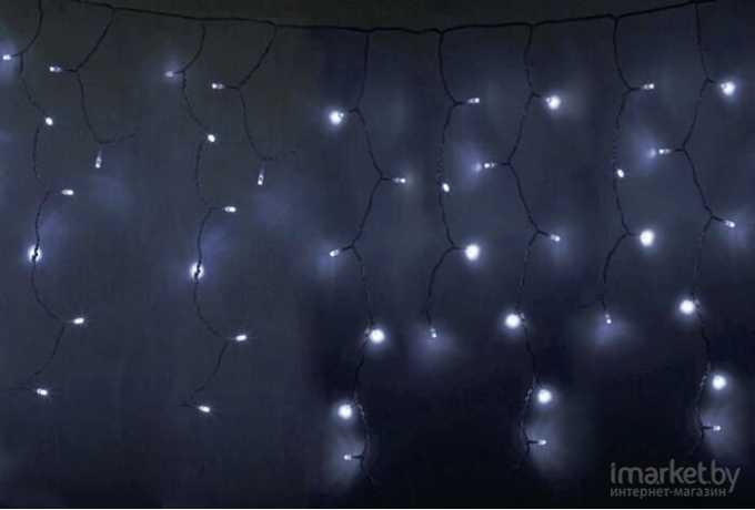 Новогодняя гирлянда Neon-night Айсикл 2.4x0.6m 88 LED White [255-055]