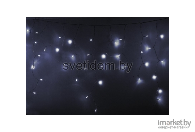 Новогодняя гирлянда Neon-night Айсикл 2.4x0.6m 88 LED White [255-055]