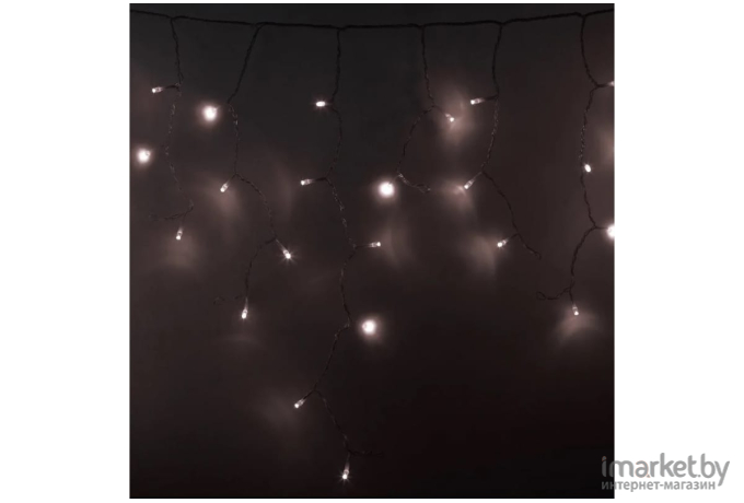 Новогодняя гирлянда Neon-night Айсикл 2.4x0.6m 88 LED Warm-White [255-056]