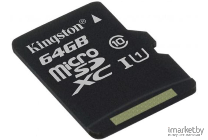 Карта памяти Kingston microSDHC 64GB microSDXC Class10 Class10 UHS-I Canvas Select up 100MB/s [SDCS2/64GBSP]