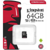 Карта памяти Kingston microSDHC 64GB microSDXC Class10 Class10 UHS-I Canvas Select up 100MB/s [SDCS2/64GBSP]