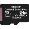 Карта памяти Kingston microSDHC 64GB microSDXC Class10 Class10 UHS-I Canvas Select up 100MB/s [SDCS2/64GBSP]