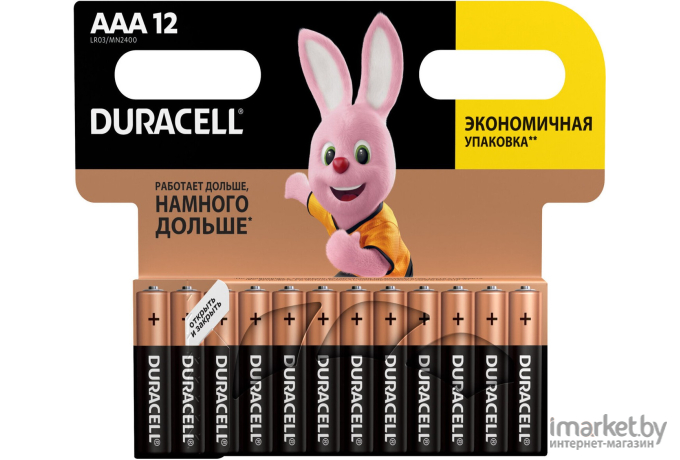 Батарейка DURACELL LR03/MX2400 12BP