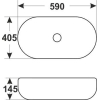 Умывальник Melana MLN-5006