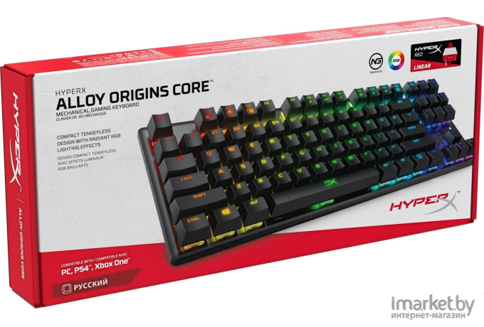 Клавиатура HyperX Alloy Origins Core [HX-KB7RDX-RU]
