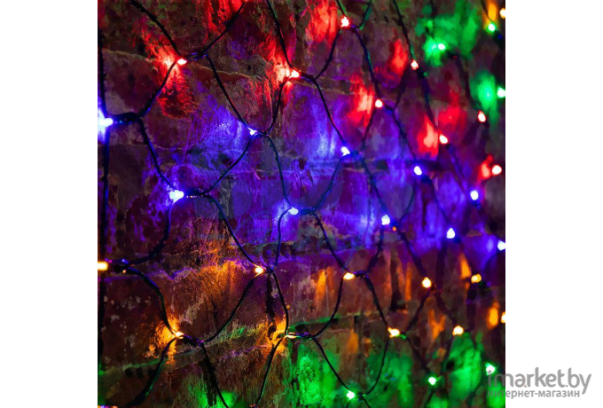 Новогодняя гирлянда Neon-night Сеть 2x1.5m 240 LED Multicolor [215-029]