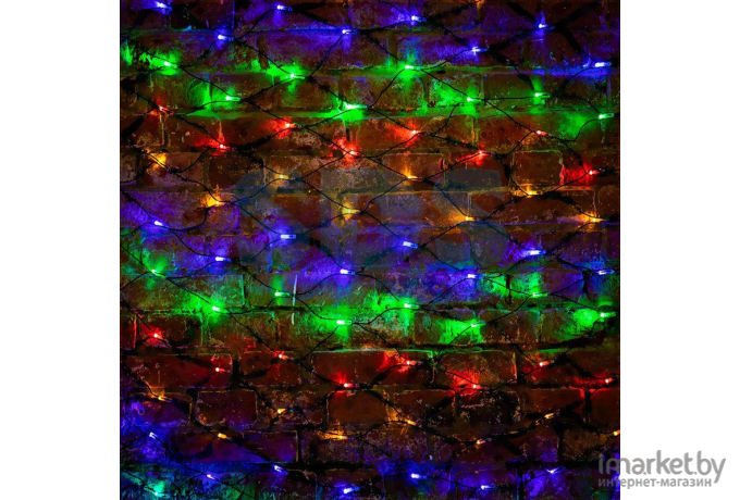 Новогодняя гирлянда Neon-night Сеть 2x1.5m 240 LED Multicolor [215-029]