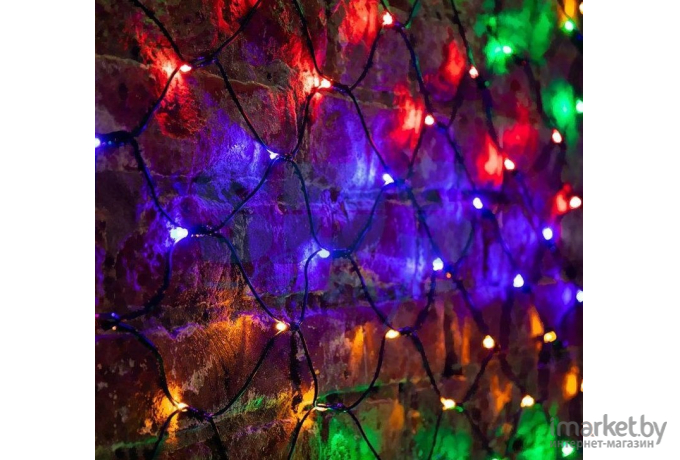 Новогодняя гирлянда Neon-night Сеть 2x1.5m 240 LED Multicolor [215-029]