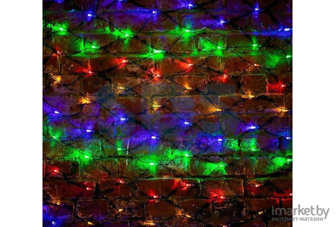 Новогодняя гирлянда Neon-night Сеть 2x1.5m 240 LED Multicolor [215-029]