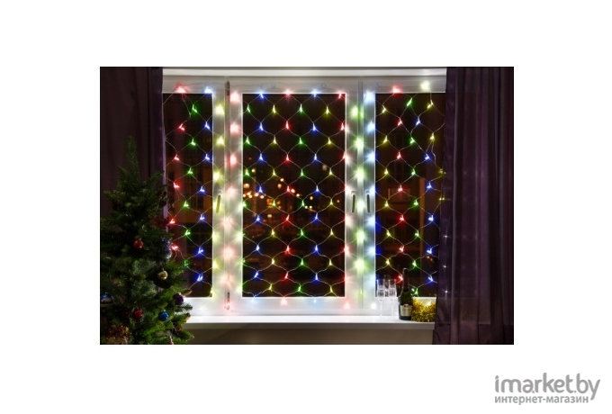 Новогодняя гирлянда Neon-night Сеть 2x1.5m 240 LED Multicolor [215-029]