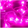 Светодиодная нить ARdecoled ARD-STRING-CLASSIC-10000-CLEAR-100LED-FLASH PINK [025792]