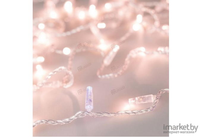 Светодиодная нить ARdecoled ARD-STRING-CLASSIC-10000-CLEAR-100LED-FLASH PINK [025792]